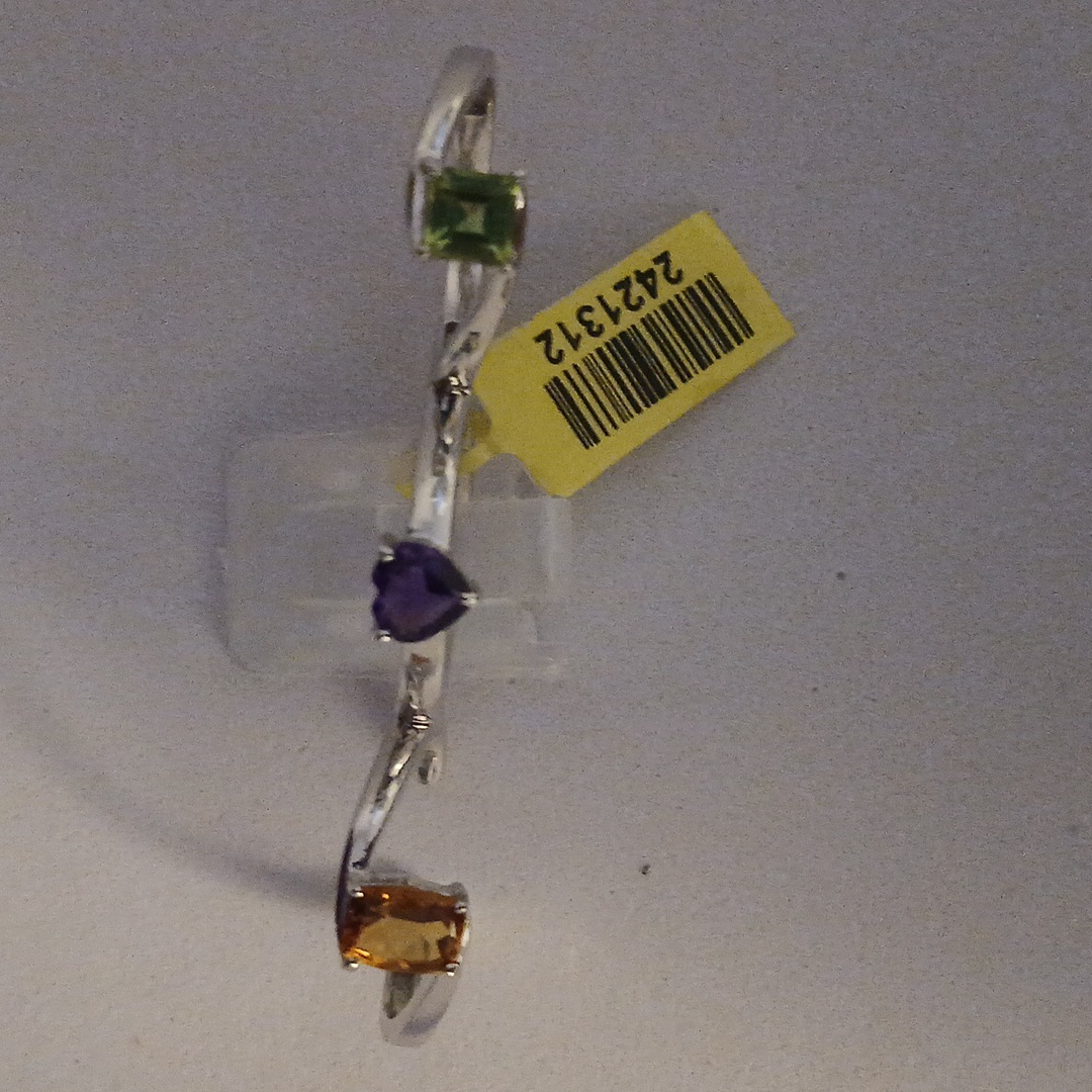 2421312-8. Look - Wow...Extraordinary Gemstone Trio Ring